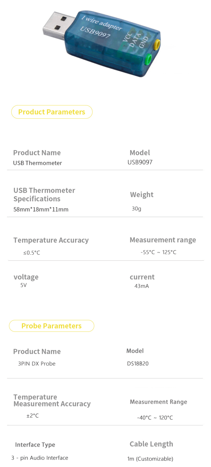 PCsensor Two Channel Temperature Date Logger – PCsensor RDingtech RDing