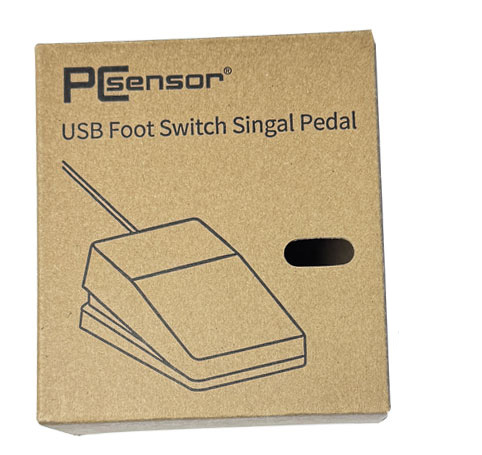 USB foot operated switch with customizable keyboard, mouse key values ...