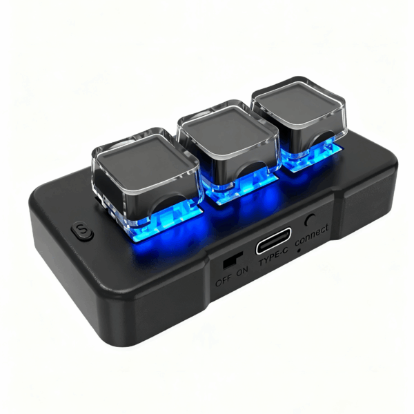 Three-key keypad mini custom shortcut macro programming one-key password start paste copy, game artifact