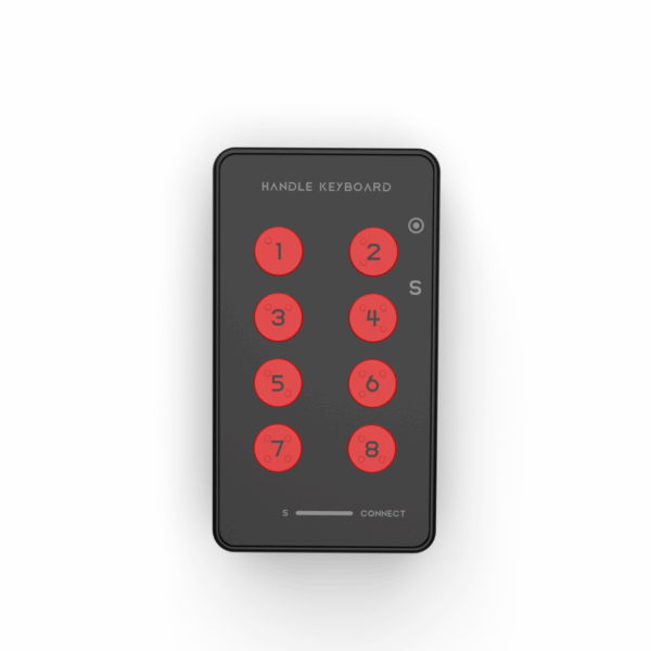 USB Custom Multi-functional Palm Keyboard, Recording, Gaming, Office Use, Copy-Paste Shortcuts, Medical General Purpose